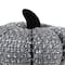 Northlight; 7.5" Gray Knitted Fall Harvest Tabletop Pumpkin; Category:Decor Pumpkins; Image:7